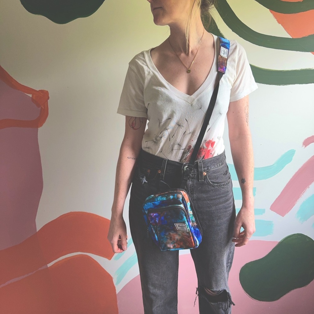 Herschel Supply Large Crossbody Summer Tie Dye